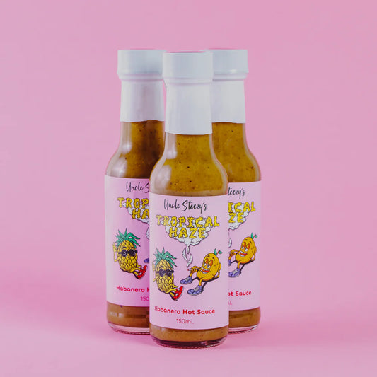 [PRE-ORDER] Tropical Haze Habanero Hot Sauce 3 Pack
